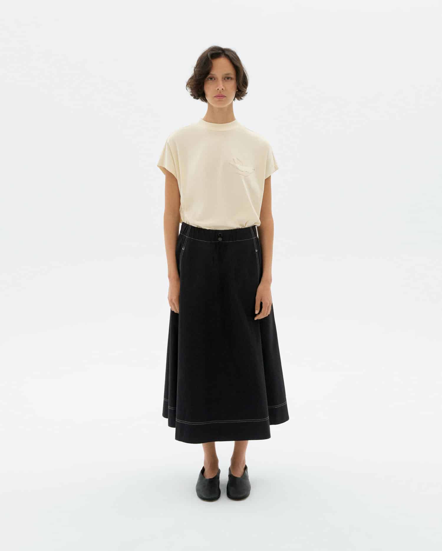 thinking mu femme t shirt bird volta blanc coton bio l armoire poethique  2 