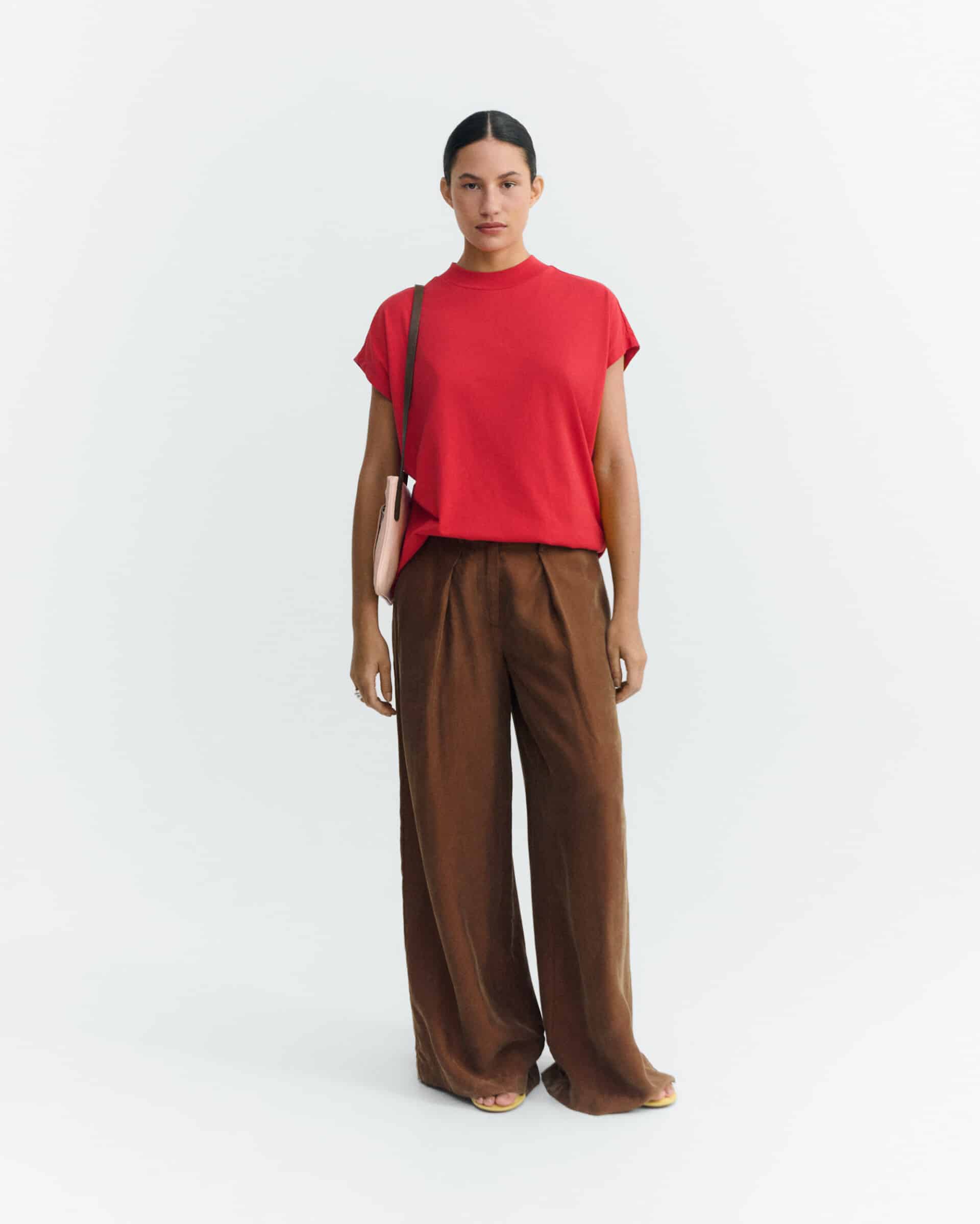 thinking mu femme t shirt volta rouge coton bio l armoire poethique  2 