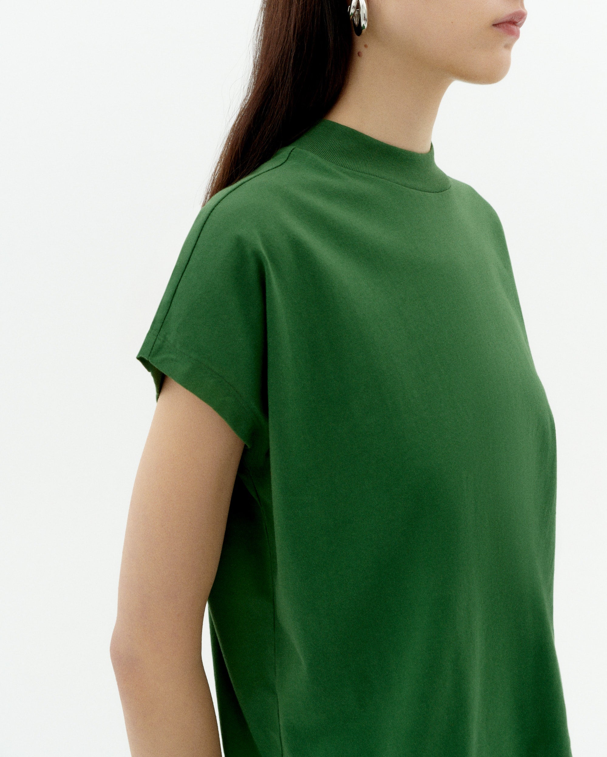thinking mu femme t shirt volta vert coton bio l armoire poethique  3 