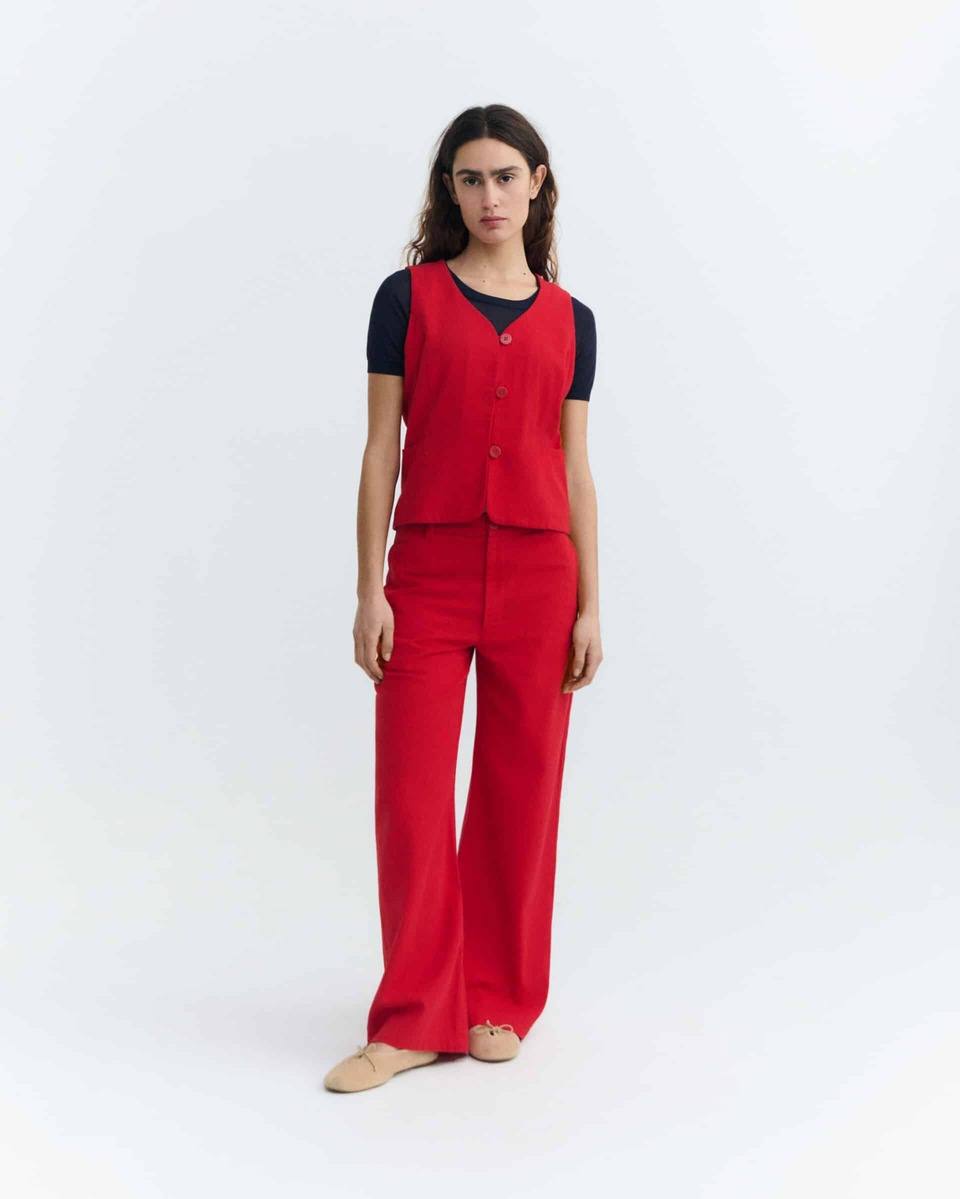 thinking mu femme top alisa rouge coton bio l armoire poethique  2 