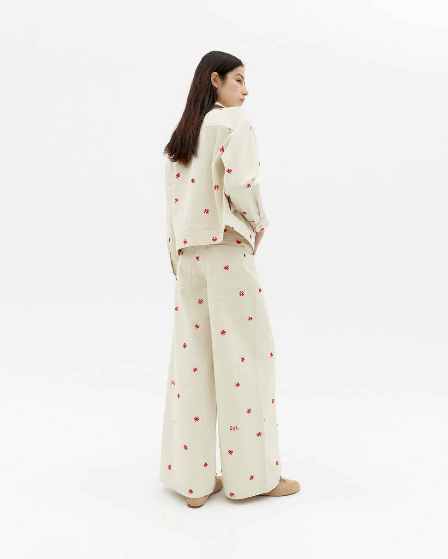 thinking mu femme veste sol chains frans ecru rouge coton bio l armoire poethique  4 