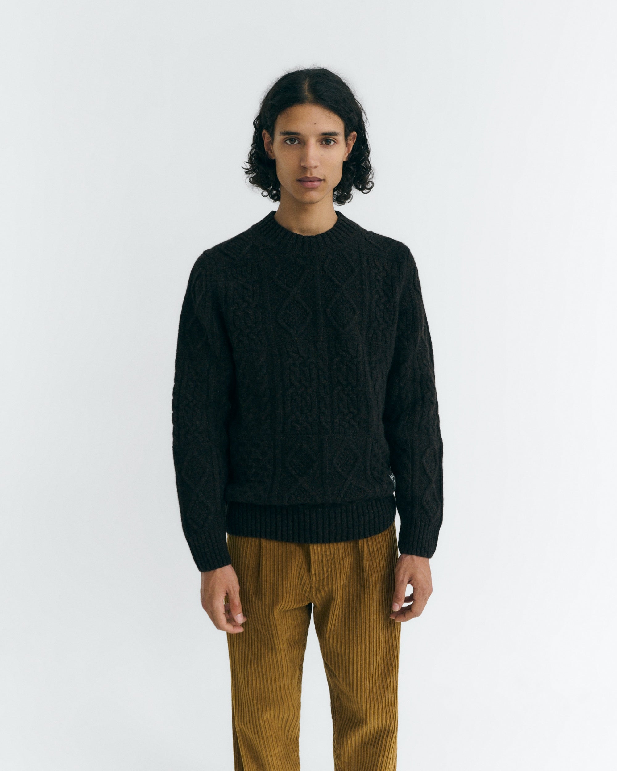 thinking mu homme pull oak rasta marron chine laine l armoire poethique  1 