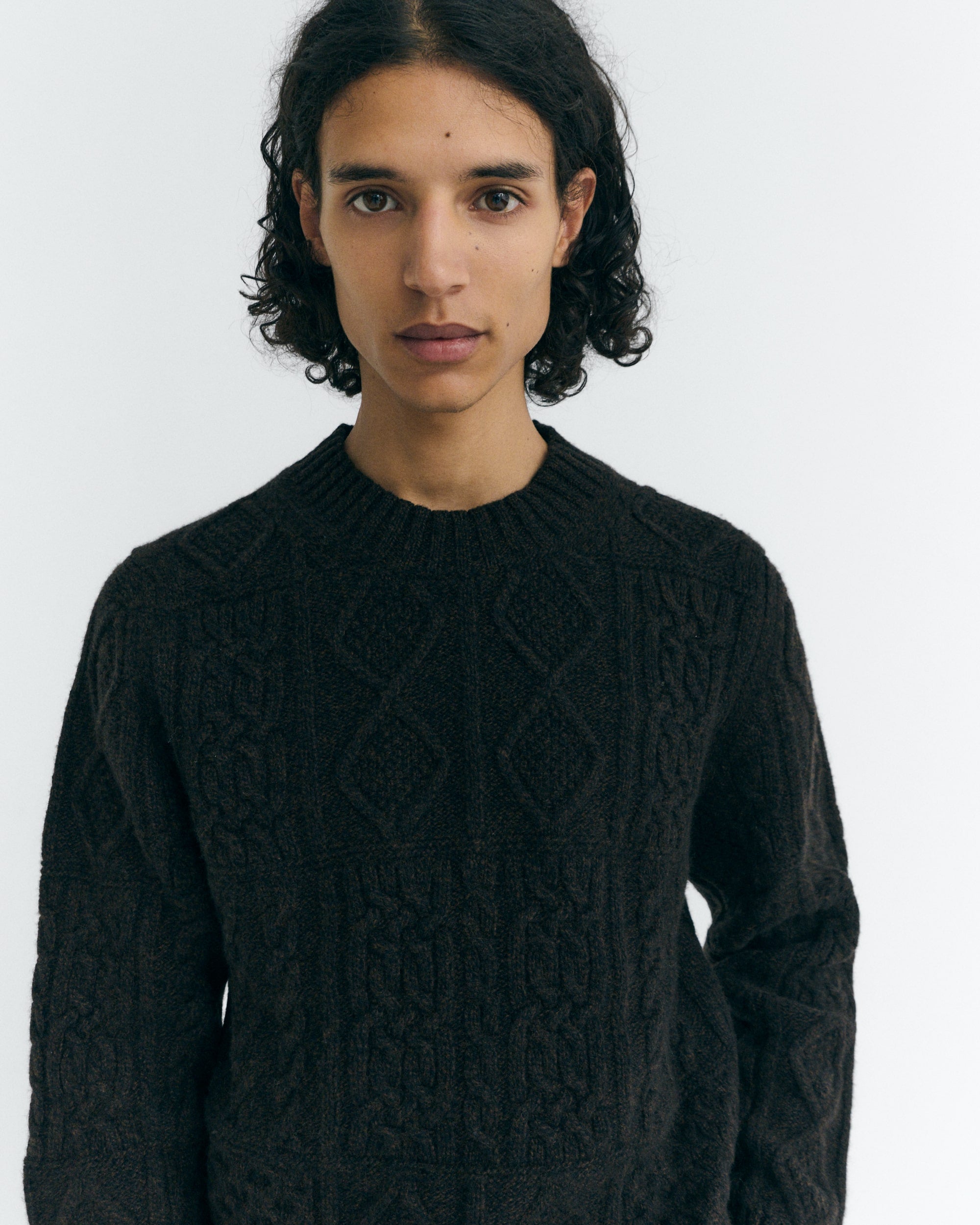thinking mu homme pull oak rasta marron chine laine l armoire poethique  3 