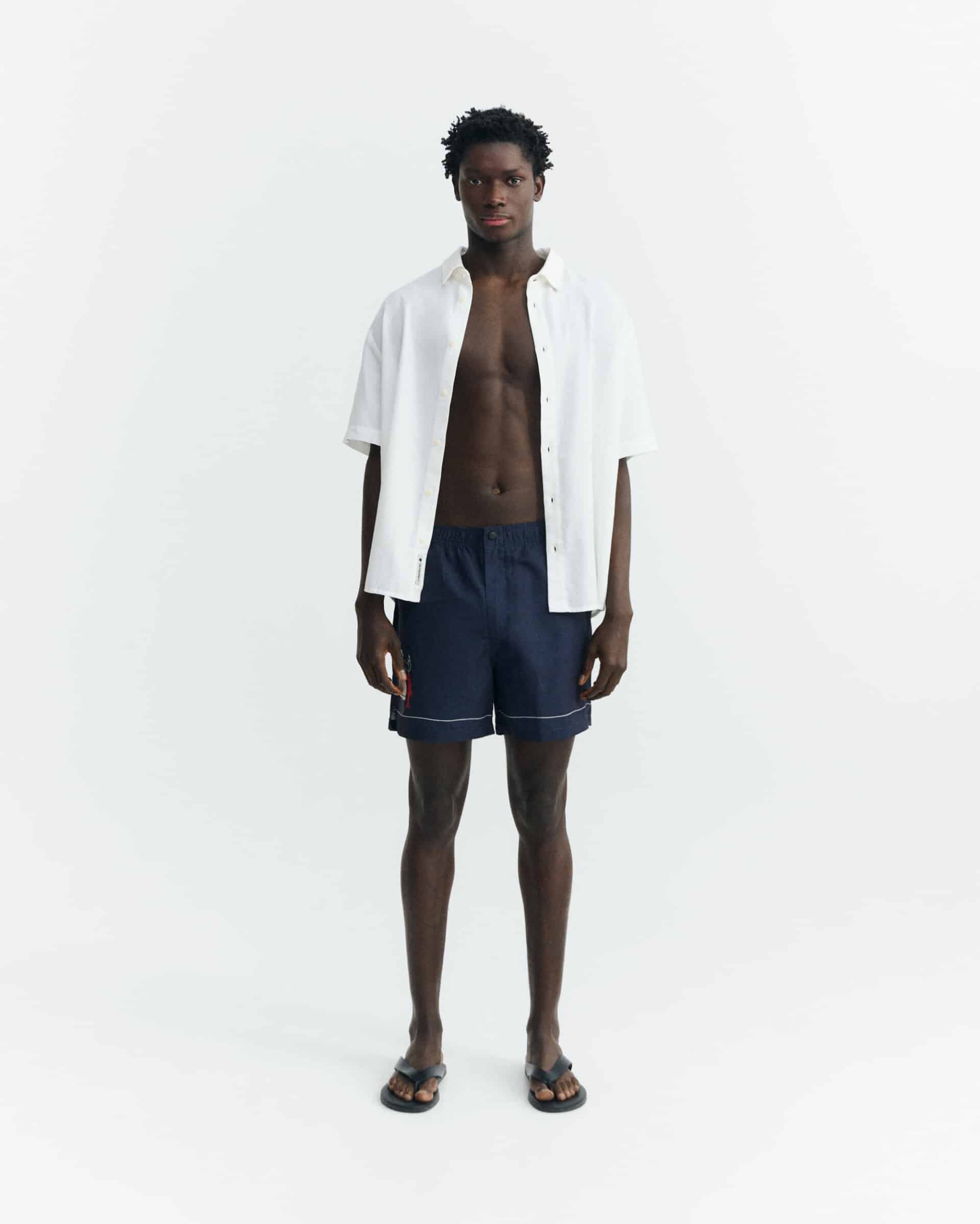 thinking mu homme short de bain pescadors liu bleu polyester recycle l armoire poethique  2 