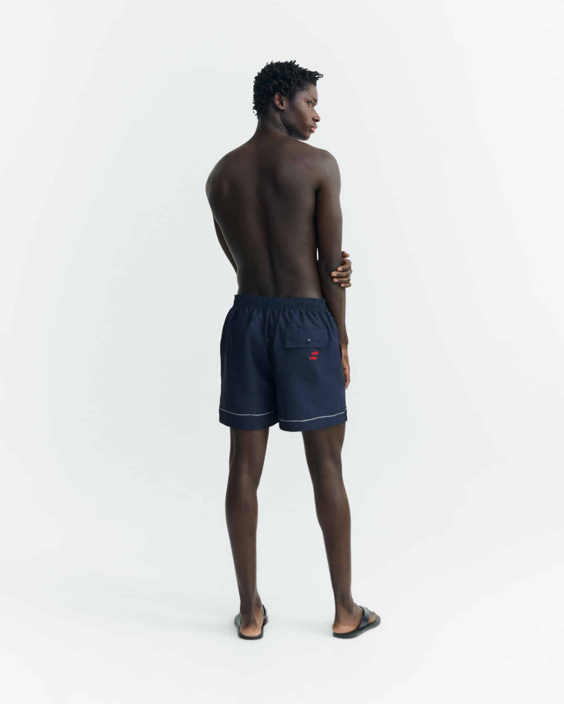 thinking mu homme short de bain pescadors liu bleu polyester recycle l armoire poethique  3 
