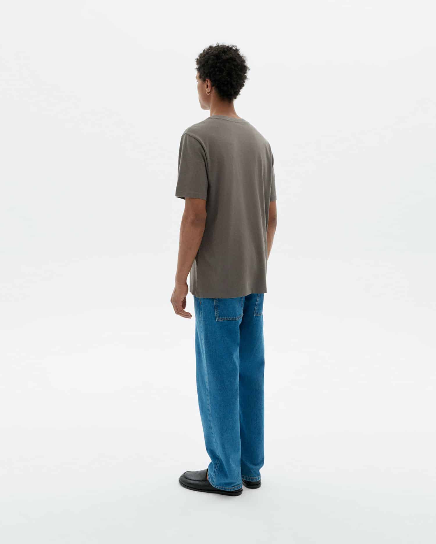 thinking mu homme t shirt flower pavement zach gris coton bio l armoire poethique  4 