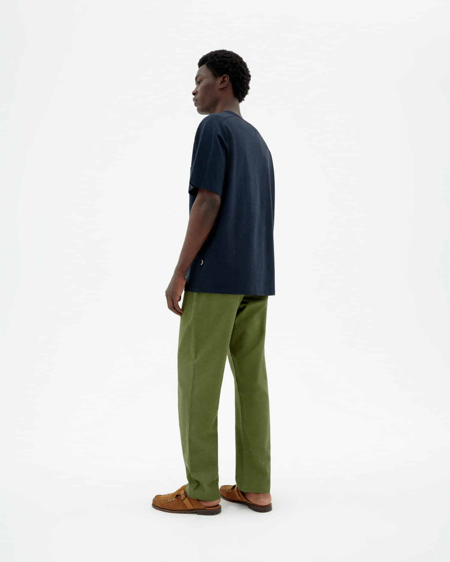 thinking mu homme t shirt hank bleu marine coton bio l armoire poethique  4 