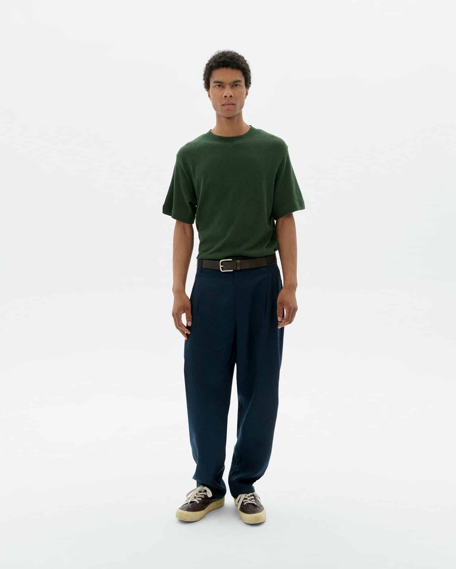 thinking mu homme t shirt roy vert bouteille chanvre l armoire poethique  1 
