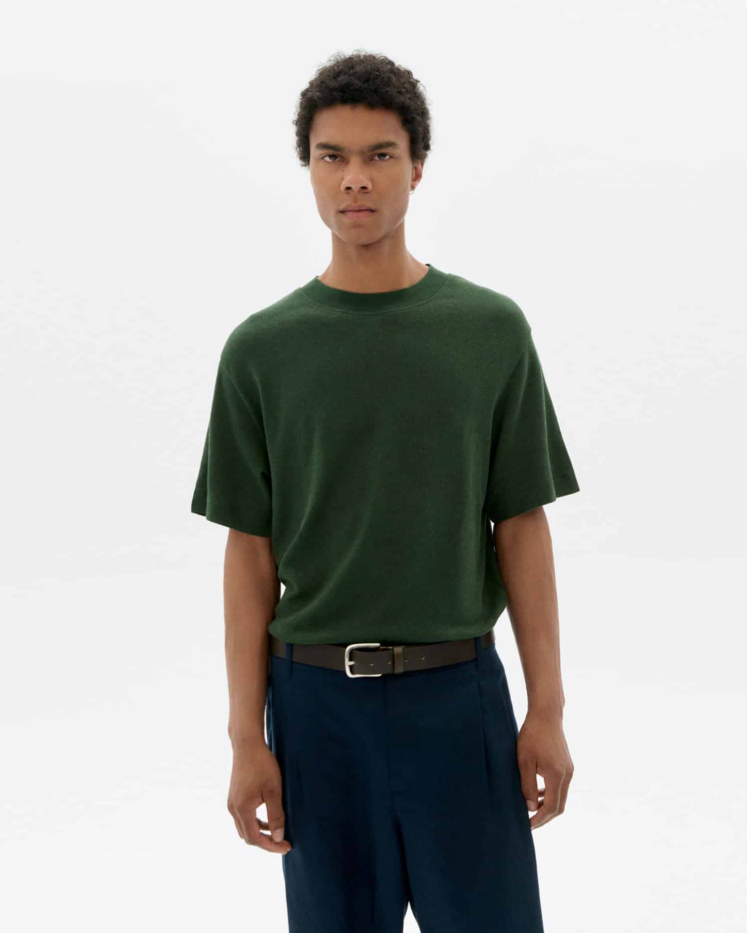 thinking mu homme t shirt roy vert bouteille chanvre l armoire poethique  2 