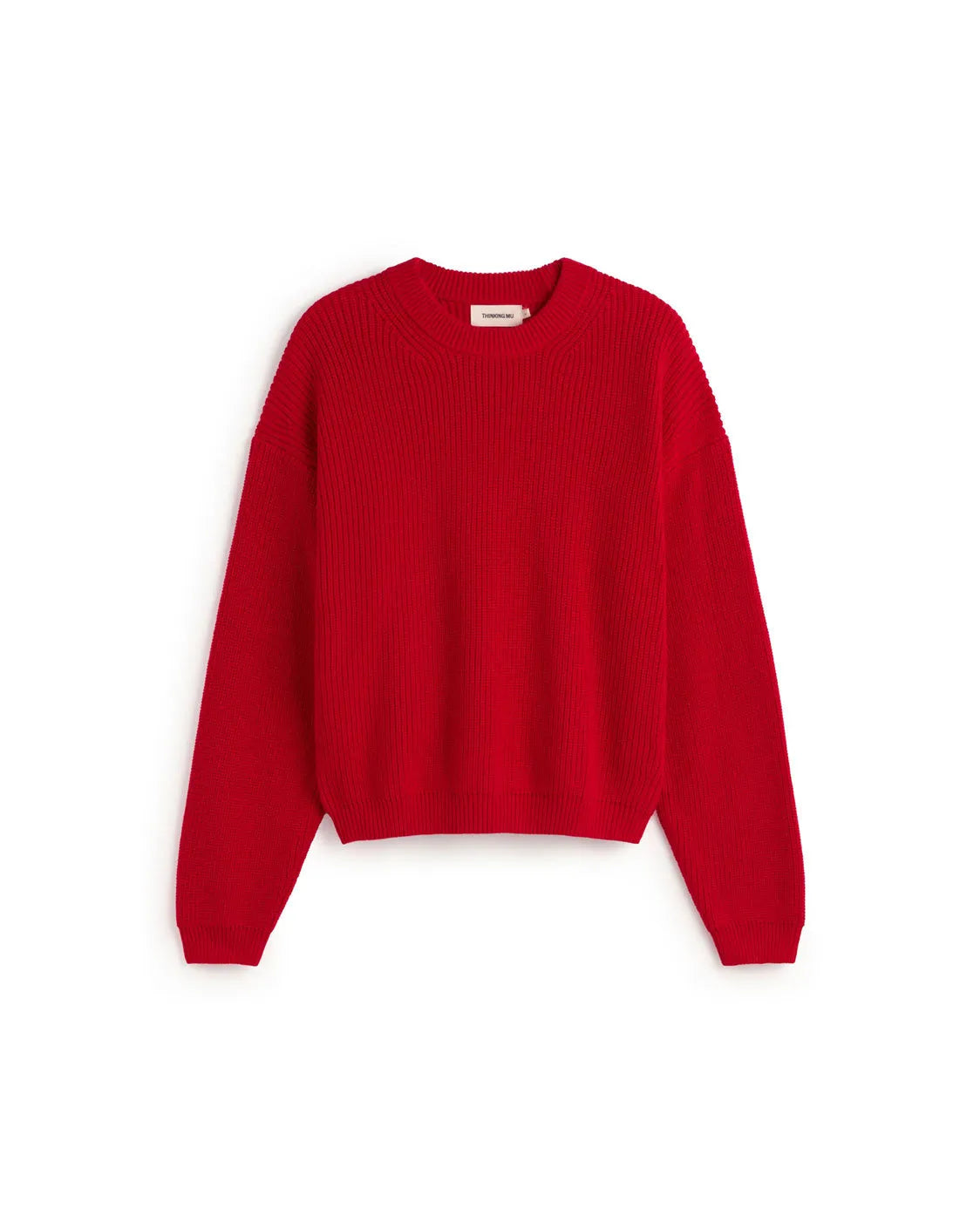 thinking mu pull en coton bio carmen rouge l armoire poethique