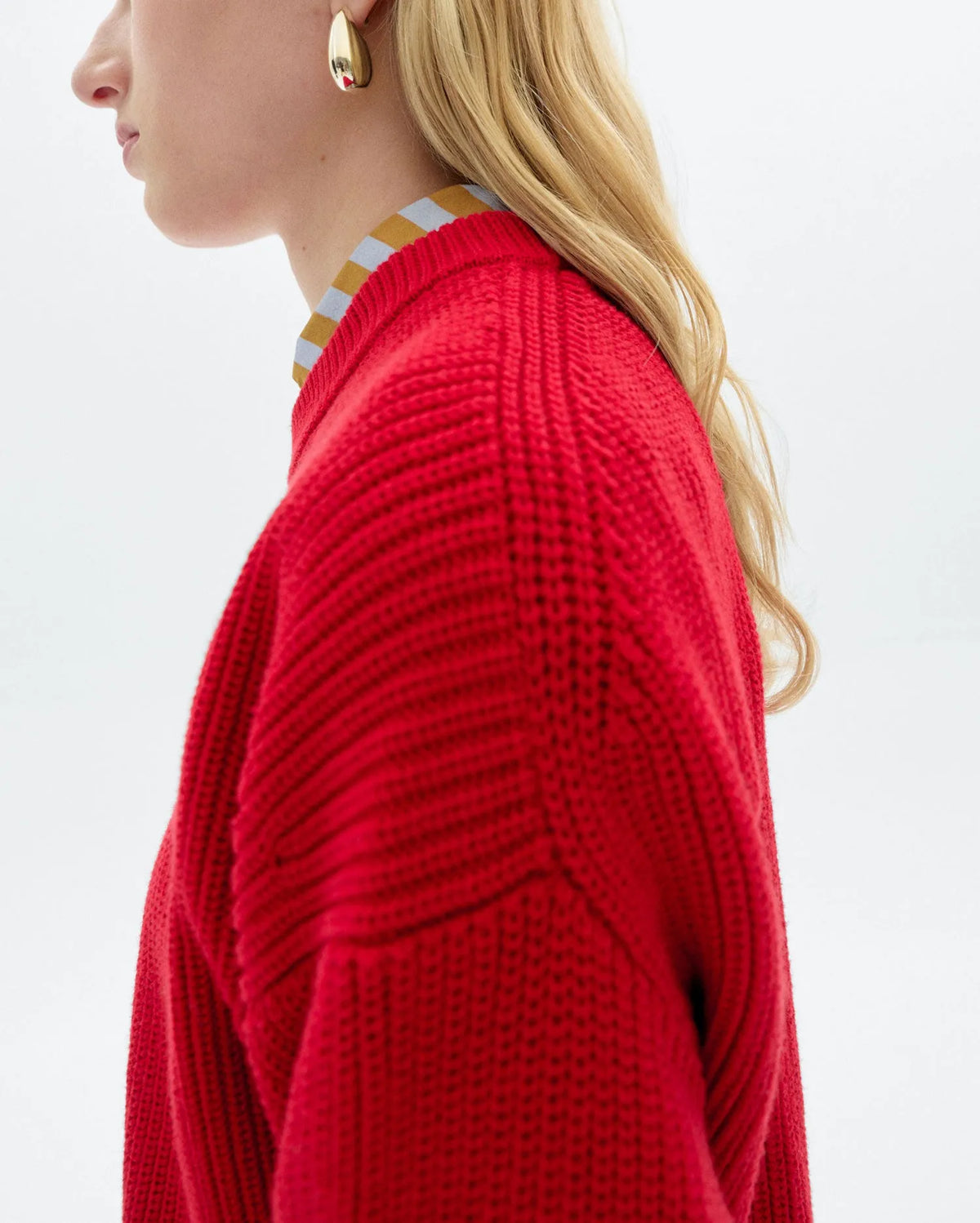 thinking mu pull en coton bio carmen rouge l armoire poethique