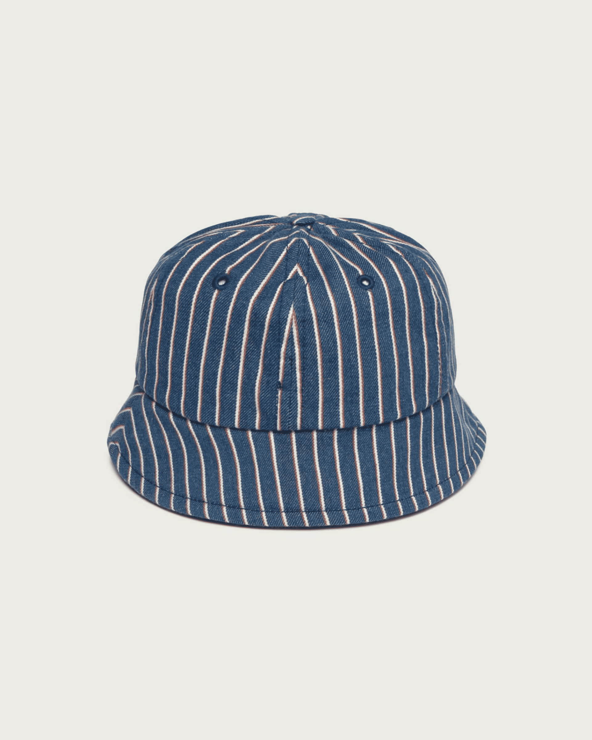 thinking mu unisexe bob railway stripes norfeu bleu coton bio l armoire poethique  4 