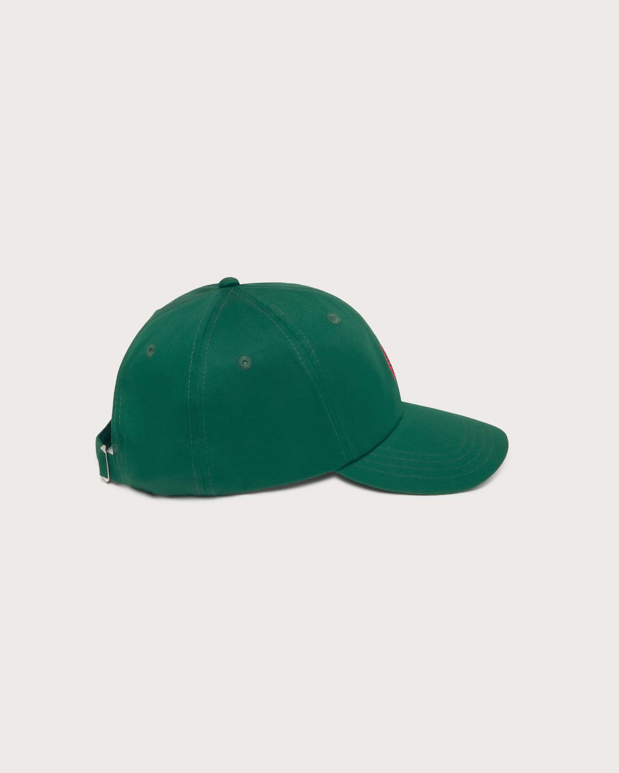 thinking mu unisexe casquette contrast chris soleil vert coton bio l armoire poethique  3 