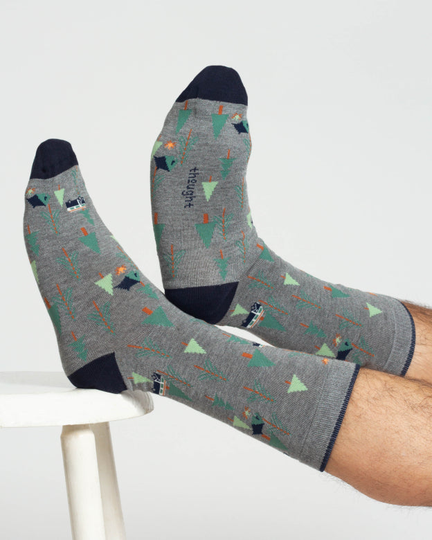 thought homme boite chaussette hiver viscose bambou bleu marine gris l armoire poethique  4 