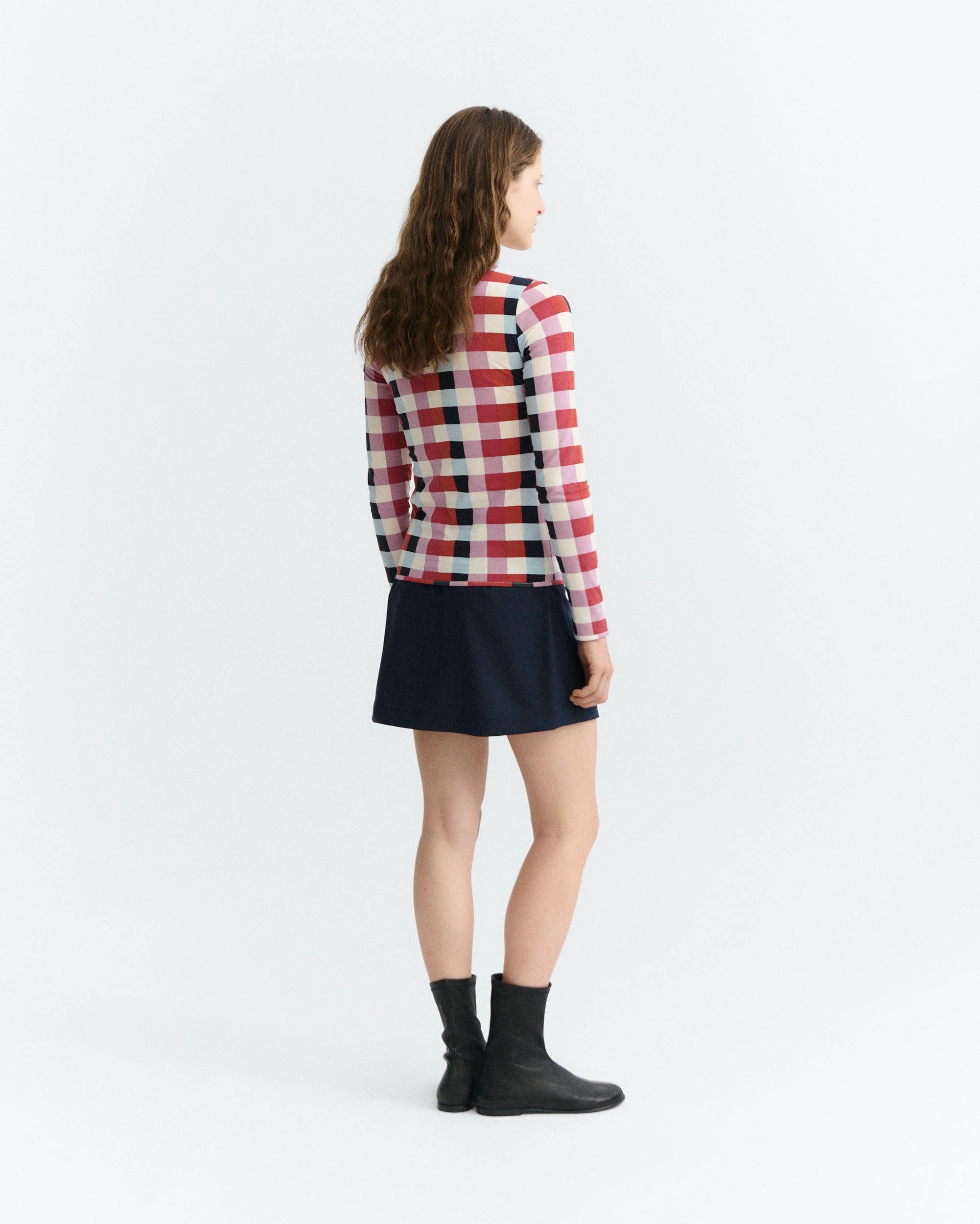 top  carreaux en coton bio cheshire checks brisa  multicolore thinking mu femme top carreaux cheshire checks brisa coton bio multicolore l armoire pothique 4