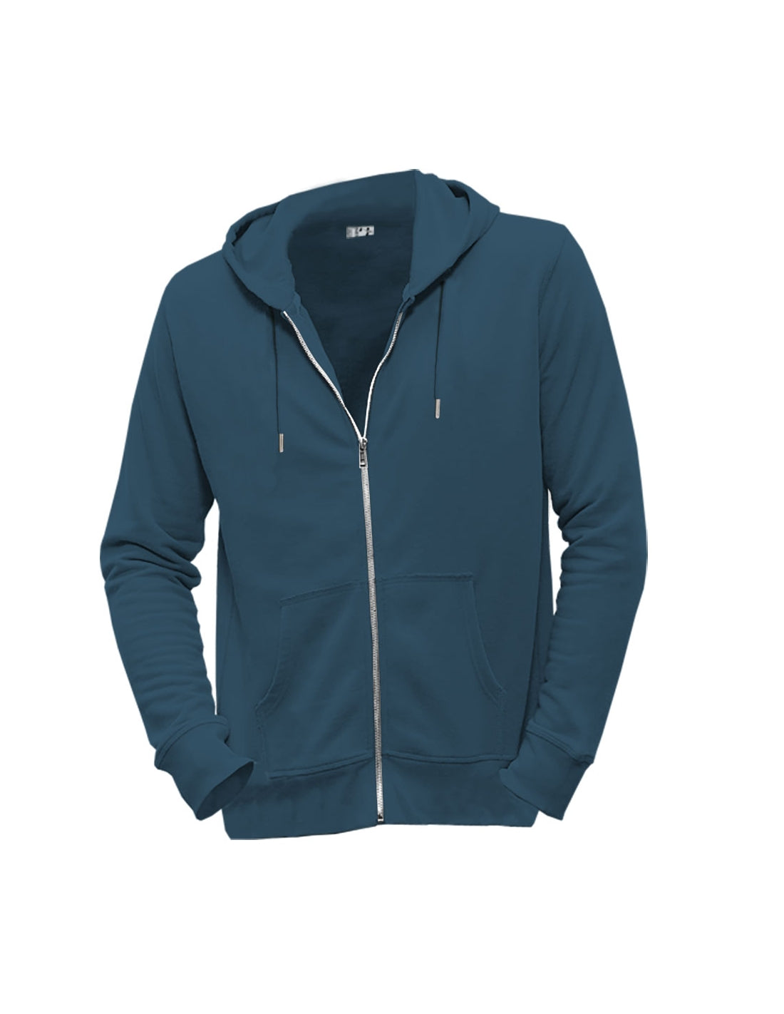 veste  capuche zippe en coton bio boston pousse  bleu cleste quat rues unisexe veste boston pousse bleu celeste coton bio l armoire poethique 3